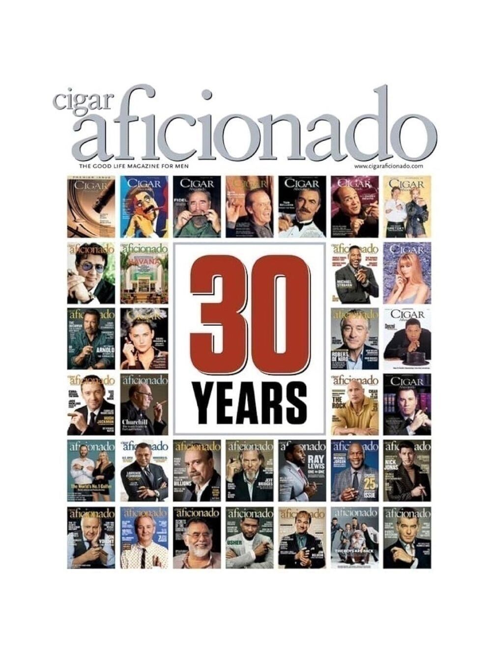Cigar aficionado Magazine 30 year anniversary issue November December 2022
